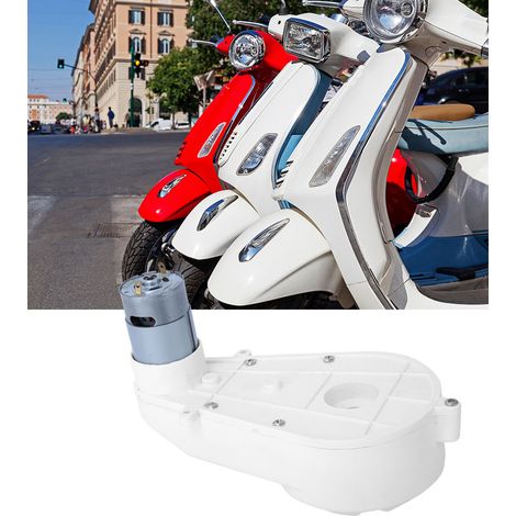 12V Spielzeug-Elektromotor-Getriebe RS550, weiß, für Kinderwagen, Fahrzeuge, ATVs (550-30000 U/min) (1/5)