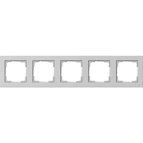 Gira Abdeckrahmen 5f Gira E2 Grau m [021537], 0215 37