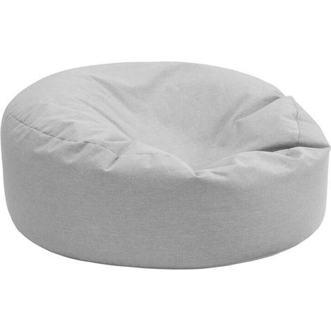 HOME DELUXE XXL Outdoor Sitzsack CLOUD - Hellgrau Gartensitzsack Outdoor-Beanbag Sitzkissen Loungesack wetterfester Sitzsack XXL, Sitzsack für draußen XXL, großer Outdoor Sitzsack