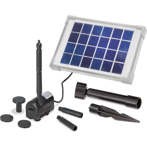 Esotec Sistema de bomba solar negro para estanque de jardín
