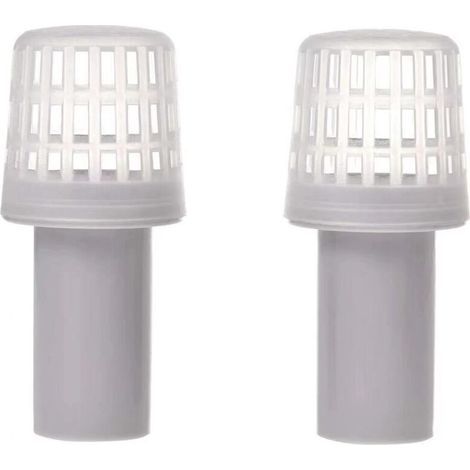 Compatible avec les pompes de filtration Intex Bestway 530/800 gallons, grand support en plastique, ensemble d'entrée/sortie (2 unités), interface de paroi latérale de piscine. (1/4)