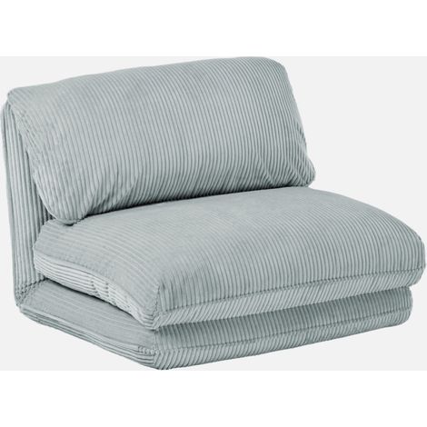Sillón cama convertible de pana gruesa (1/5)