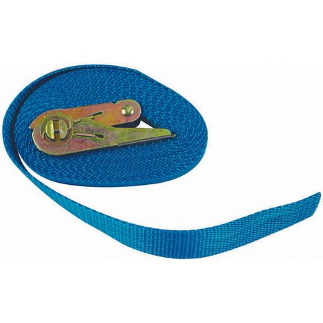 SANGLE D'ARRIMAGE CLIQUET 5MX25MM BLEUE TALIAPLAST - 402205