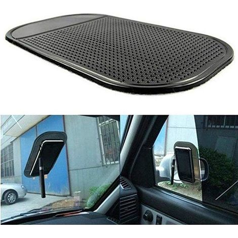 TrAdE Shop Traesio - Tappetino Adesivo In Silicone Supporto Antiscivolo Cruscotto Auto Smartphone - (1/5)