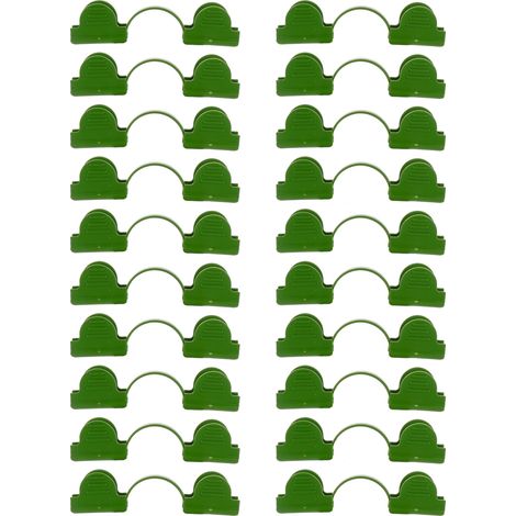 PE-Gewächshausfolien-Befestigungselemente 4 mm/6 mm/14 mm/16 mm, 20er-Packung, hochbelastbare Fallsicherungs-Befestigungselemente (1/5)