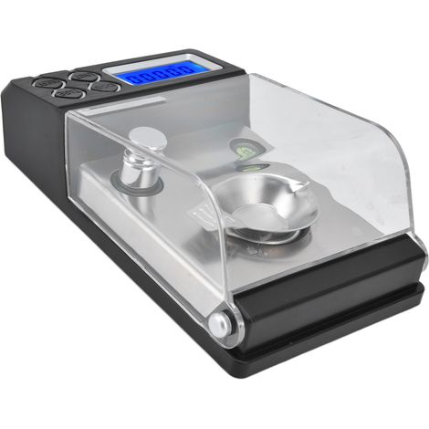 Balance numérique de précision 50g/0.001g, pèse-bijoux portable avec écran LCD, doseuse électronique de laboratoire, grammage haute exactitude, instrument de mesure compact. (1/5)