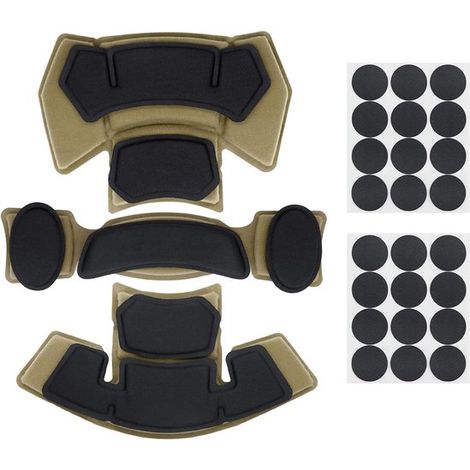 Imbottitura per casco in memory foam, tappetino protettivo, cuscino per casco, kit, impermeabile, rivestimento universale per casco. (1/5)