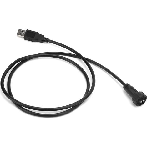 Connecteur USB étanche IP67 TYPEC mâle USB3.0 mâle avec câble E10TPCTAM/U3AM (1 mètre) (1/5)
