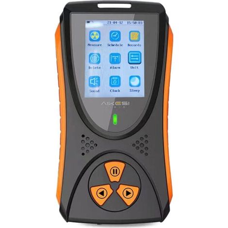 Détecteur de Rayonnement X γ Dosimètre HFS10 Moniteur Testeur D'instrument de Détection de Rayonnement Nucléaire avec Haute sensibilité, écran Couleur TFT2.0, Alarme Sonore Flash (1/4)