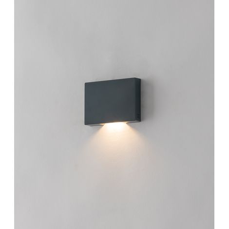 Segnapassi STEPLIGHT nero in termoplastica 1,5 W 4000K (luce naturale)IP65 ermetico e resistente all'acqua, adatto ad ambienti esterni (1/2)