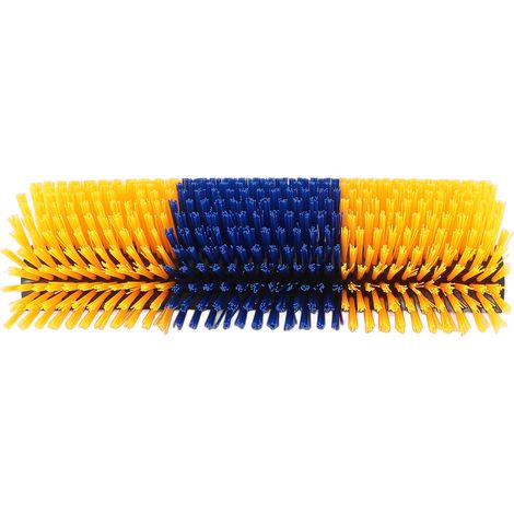 Brosse à gratter pour bétail 435 mm, soulage les démangeaisons du dos des chevaux, bovins et ovins, massage complet, jaune (1/5)