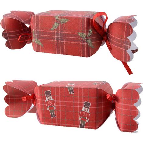 Scatola regalo di carta per caramelle senza bacchenocciola 2 pezzi 6 x 22 x 6 cm (1/2)