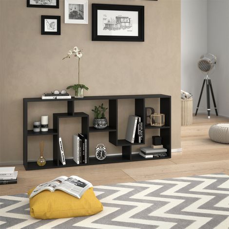 Raumteiler Noa, Schwarz, 160.6 x 67.2 cm, Vicco