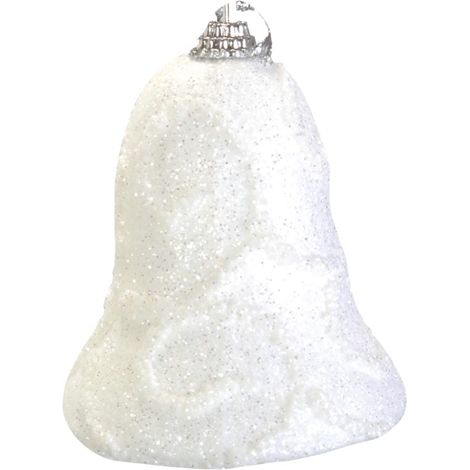 Set mit 3 glitzernden Schneeglöckchen, 7 cm