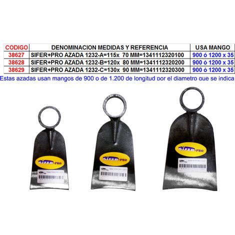 SIFER PRO AZADA 1232 A115 70 MM