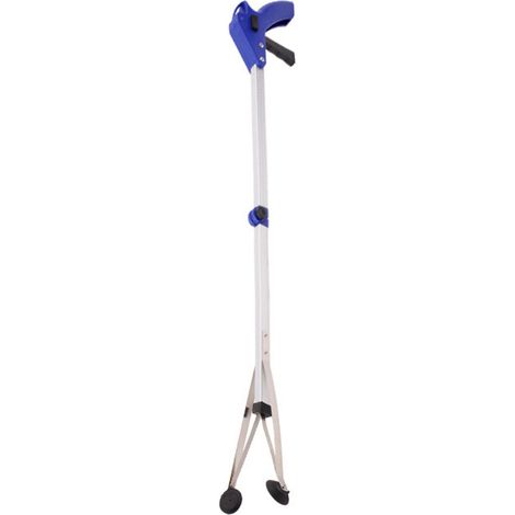 Ramasseur de déchets pliable avec ventouse en caoutchouc, tige en aluminium, outil de ramassage compact (1/4)
