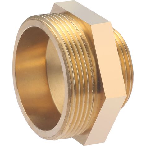 Machón Reducido Latón QUICK PLOMBERIE - Macho 2" Macho 1 1/4