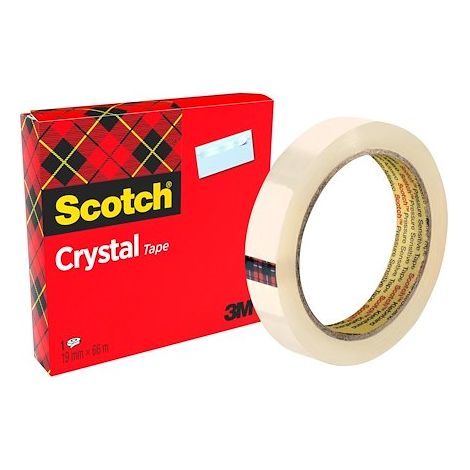 Ruban adhésif Scotch® Crystal Clear 600 Scotch C6001966 transparent (L x l) 66 m x 19 mm acrylate 1 (1/5)