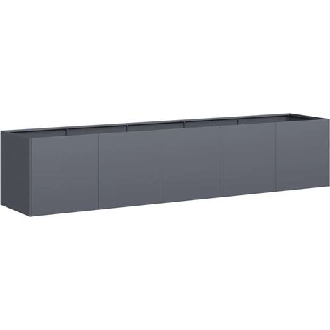 Maison Exclusive - Fioriera Antracite 200x40x40 cm Acciaio laminato a freddo