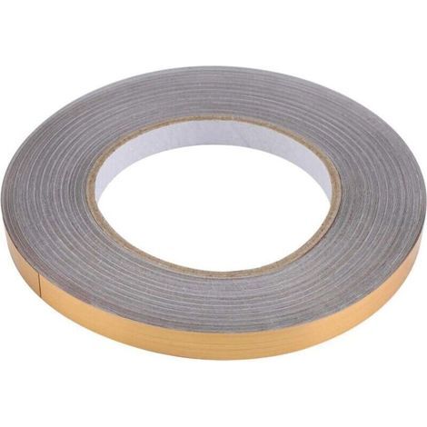 Película de PVC impermeable, cinta para azulejos, cinta selladora para fregaderos de cocina, adhesivos para juntas de suelo de dormitorio, cinta para esquinas (dorada, 1 cm x 50 m) (1/4)