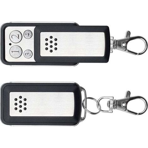 Telecommande Portail, 2 Pièces Télécommandes de Garage 433,92 MHz, Bip Portail Universelle pour 114253 104257 104251, Compatible avec A-vid-sen, Ex-tel, T-hom-Son, 4 Boutons (1/4)