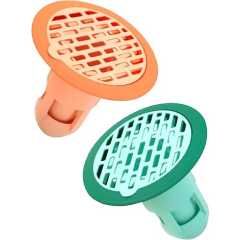 2 Piece Floor Drain Stoppers Odor and Clogging Filter