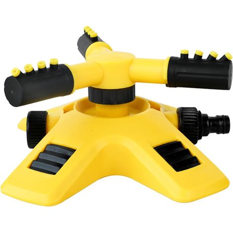 Système d'arrosage automatique rotatif à 360° pour pelouse et jardin. (1/5)
