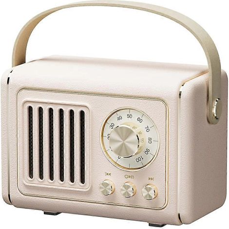 Mini-Retro-Bluetooth-Lautsprecher – Tragbar, kabellos, kraftvoller Bass (siehe Foto) (1/5)