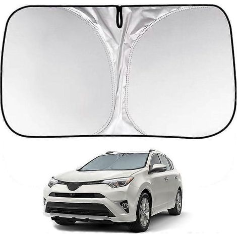 Pare-soleil pare-brise avant voiture pliable réfléchissant protection anti-UV anti-chaleur intérieure compatible VF 6 / VF 7 (1/5)