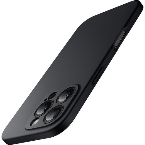 Coque fine mate pour iPhone 16 Pro 6,3 pouces, protection caméra, TPU souple, antichoc (1/5)