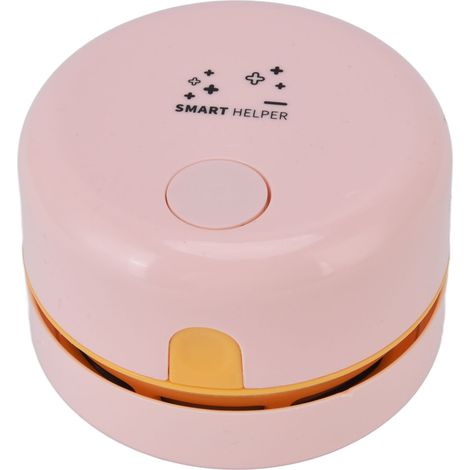 Tischstaubsauger Mini USB Automatischer Tischstaubsauger Wiederaufladbarer 18650-Akku 600 mAh Pink (1/5)