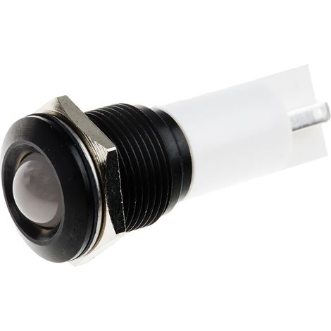 Voyant LED lumineux Blanc RS PRO, dia. 16mm, 115 V dc, 230V c.a. ( Prix pour 1 )