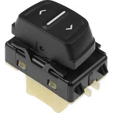Interrupteur à bouton-poussoir pour lève-vitre de voiture Renault, commande de vitre électrique, interrupteur simple 254214937R (1/5)