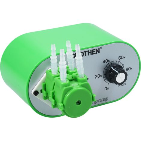 Pompe péristaltique GROTHEN, débit réglable de 15 à 117 ml/min, tube en silicone vulcanisé platine de qualité alimentaire (3 mm x 5 mm) pour aquariums, laboratoire, analyses chimiques et dosage d'addi (1/5)