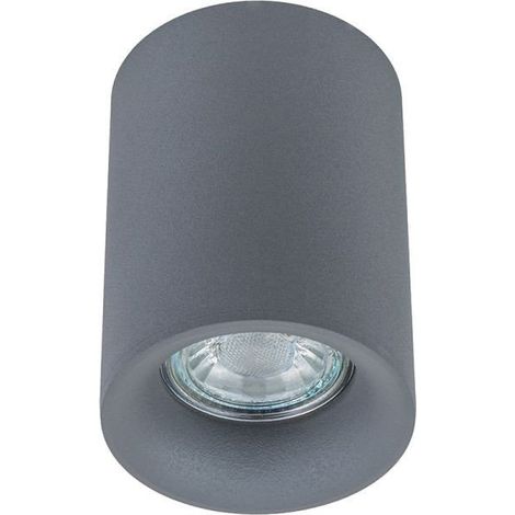 Italux Flynn - Moderno LED gris de 1 luz para montaje en superficie, GU10