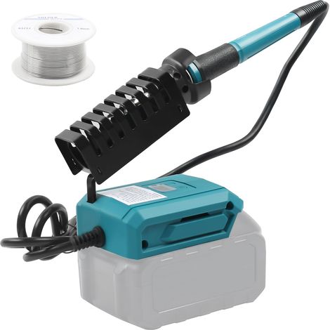 Kabelloses Lötkolben-Set, tragbarer Lötkolben, einstellbare Temperatur, superschnelle Erwärmung, für elektronisches Lötset, Heißschneider, Brandstift (keine Batterie)