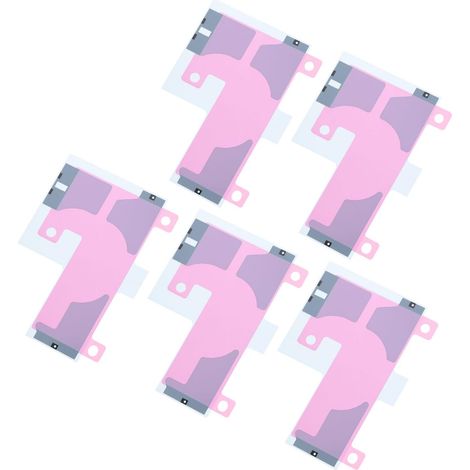 Ruban adhésif blanc Sourcing Map pour batterie de téléphone (5 pièces), 11,7 cm x 8,1