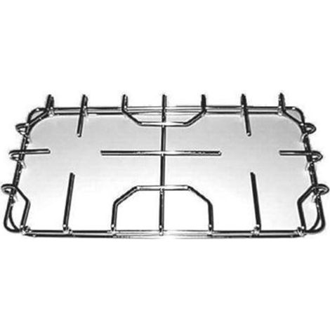 GRIGLIA PER CUCINA ADATTA STAR CROMATA INOX 2 FUOCHI CM 41,7 X 22,5 F 5512