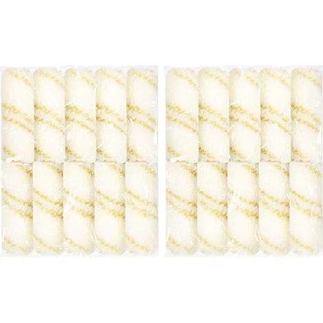 Kit de rouleaux à peinture 10 cm. Polyamide avec poils de 11 mm et Ø 15 mm. Montage de 6 mm, idéal pour peindre les murs et plafonds avec précision. (1/5)