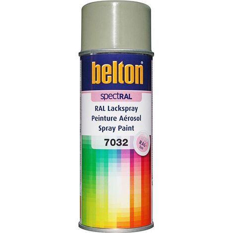 Bombe de peinture Belton Spectral RAL7032 Gris Silex 400ml