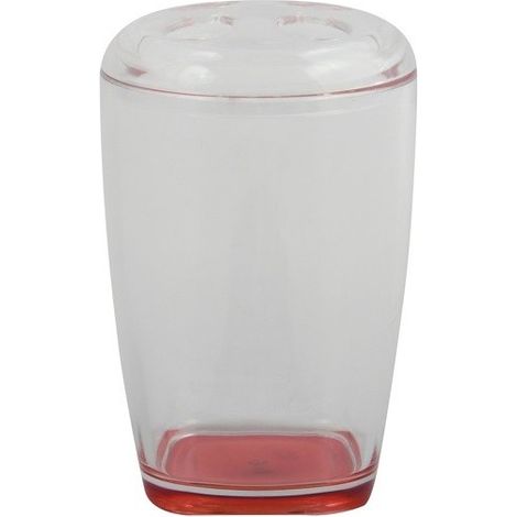 Portacepillos PS DALOA Rojo transparente MSV