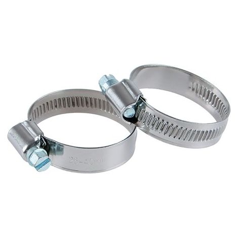 Abrazadera de manguera LEVIOR 25-40mm ACERO INOXIDABLE, 12mm 45625.01