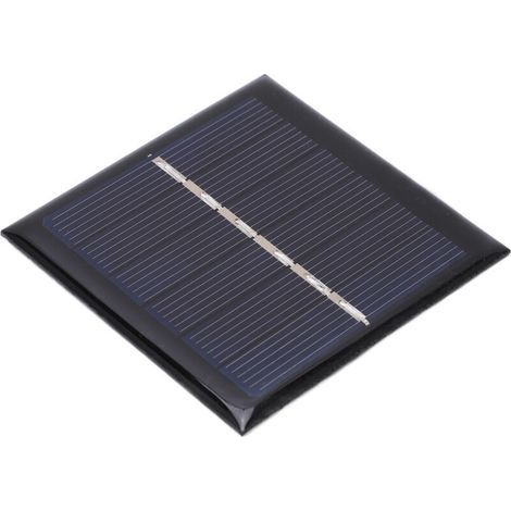 Pannello solare portatile in polisilicio da 0,6 W 3 V Livello A, modulo di ricarica solare per illuminazione solare da giardino. (1/4)