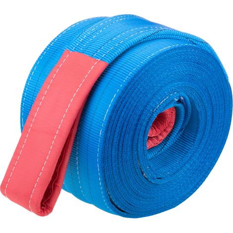 PrimeMatik - Élingue en sangle, Sangle de chargement 10m x 240mm 8000Kg pour levage et grues, Couleur marron (1/5)