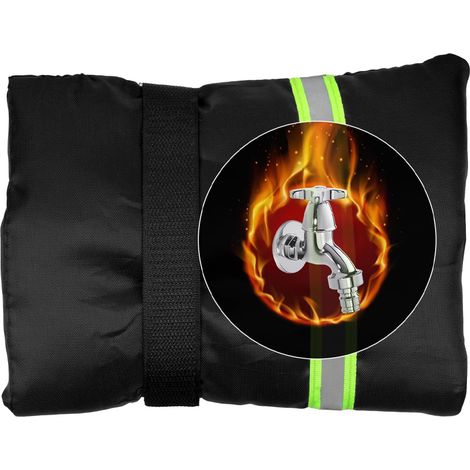 (1 Pièce) Housse de Robinet Exterieur, Couvercle Antigel pour Robinet, Housse de Protection Imperméable et Isolante pour Protection Contre Le Gel (1/5)
