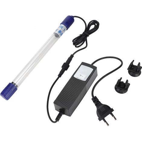 UV Aquarium Cleaning Lamp, Underwater Algae Removal, Water Light, EU Plug, 220V (1/5)