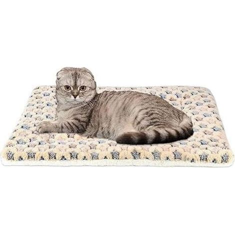 Haustierdecke, Premium Flauschiges Flanellkissen, Weich und Warm, Geeignet für Mittelgroße Hunde und Katzen, Gelbe Sterne
