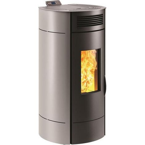 9,5 kw grauer holzpelletofen - Invicta - P941978 (1/3)