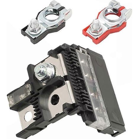 24380-79913 24340-7F000 Boîte à fusibles de batterie avec clip de borne de batterie positive, convient aux modèles 350Z N 2003-2009. (1/5)