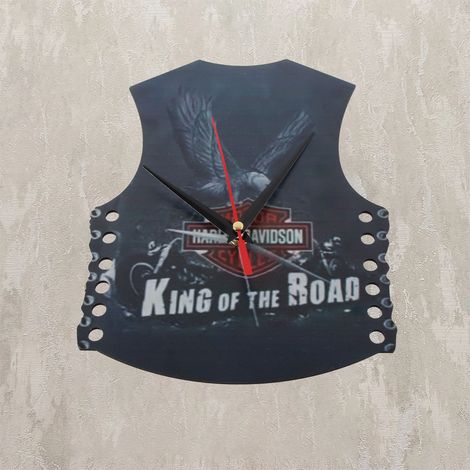 Cloche de moto pour gilet, pendentif horloge de fenêtre suspendue, accessoires et artisanat pour la maison (1/5)